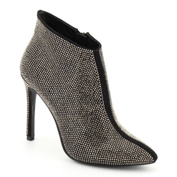 Shoes - Studded Ankle Booties